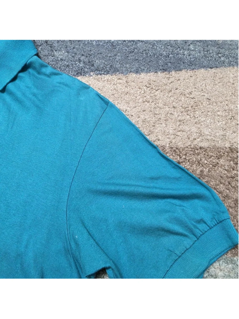 Ralph Lauren Chaps Polo Shirt Mens M Teal Japan Cotton Classic Preppy